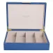 8 x 11 in Blue Shagreen Gold G Large Storage Box