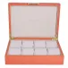 8 x 11 in Orange Croc Gold W Large Storage Box