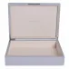 8 x 11 in Chiffon & Silver Large Storage Box