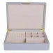 8 x 11 in Jewelry Chiffon & Gold Large Storage Box