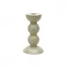 Bobbin Cappuccino Candlestick Medium - 14cm