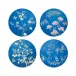 Chinoiserie Blue Coasters Set of 4