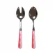 Wave Watermelon & Pink Salad Servers 2‑Piece Set