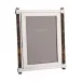 Tortoiseshell & Silver Pillar Photo Frame 8 X 10 In