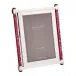 Acrylic Ruby & Silver Photo Frame 5 x 7 in