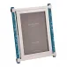 Acrylic Emerald & Silver Photo Frame 5 x 7 in