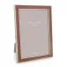 Silver Trim, Terracotta Enamel Picture Frame