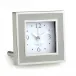 Chiffon & Silver Square Alarm Clock