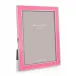 Silver Trim, Electric Pink Enamel Picture Frame