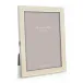 Silver Trim, VaNilla Enamel Picture Frame