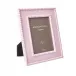 Bobbin Pink Lacquer Photo Frame 5 x 7 in