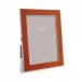 Orange Snake and Silver Natural Picture Frame 5 x 7 in