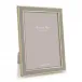 Gold Trim, Taupe Enamel Picture Frame 8 x 10 in