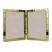 Gold Locket Frame Double 5 x 7 in