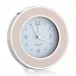 Light Pink & Silver Round Alarm Clock