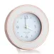 Rose Gold White Enamel Clock