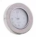 Croc Mocha Silver Round Alarm Clock