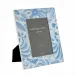 Palm Beach Blue Lacquer Photo Frame 5 x 7 in