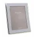 Silver & Chiffon Wide Curved Enamel Picture Frame 4 x 6 in
