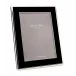 Silver & Black Wide Curved Enamel Picture Frame 8 x 10 in