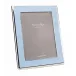 Silver & Powder Blue Wide Curved Enamel Picture Frame 8 x 10 in