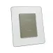 White & Silver Enamel Studio Photo Frame 5 x 7 in