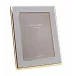 Gold & Stone Grey Wide Curved Enamel Picture Frame 8 x 10 in