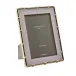 Bamboo Pale Pink & Gold Enamel Photo Frame 5 x 7 in