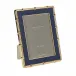Bamboo Navy & Gold Enamel Photo Frame 5 x 7 in