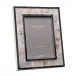Wide Duck Feather & Silver Frame