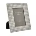Gingham Cappuccino Lacquer Photo Frame 5x7