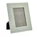 Gingham Sage Lacquer Photo Frame 5x7