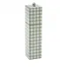 Gingham Sage Square Pillar Salt or Pepper Mill