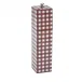 Gingham Cherry Square Pillar Salt or Pepper Mill
