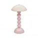 Bobbin Pale Pink Lacquer Rechargeable LED Lamp 30cm