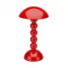 Bobbin Red Lacquer Rechargeable LED Lamp 30cm