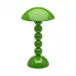 Bobbin Leaf Green Lacquer Rechargeable LED Lamp 30cm