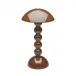 Bobbin Chocolate Lacquer Rechargeable LED Lamp 30cm