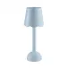 Scallop Periwinkle Blue Rechargeable LED Lamp 28cm