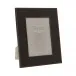Anthracite Faux Shagreen & Bronze Photo Frame 5x7