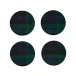 Tartan Black Watch Coasters Set of 4