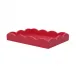 Watermelon Pink Small Lacquered Scalloped Tray