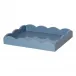 Lacquered Scallop Chambray Blue Tray Small (Limited Edition)