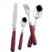 Anglais Burgundy Stainless Soup Spoon