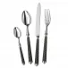 Cable Black Silverplated Flatware