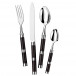 Carla Ebony Stainless Dinner Fork