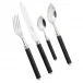 Cedre Black Silverplated Table Spoon