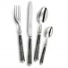 Courchevel Black Silverplated Flatware