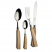 Monaco Olivewood Stainless 2-Pc Carving Set