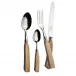 Monaco Olivewood Stainless 2-Pc Fish Serving Set